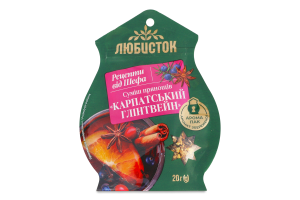 Смесь пряностей Карпатский глинтвейн Любисток д/п 20г