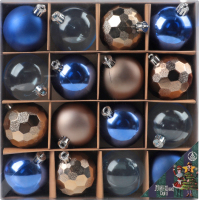 Набір куль пластикових мікс кольорів 6см 16шт