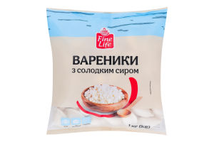 Вареники замороженные с сладким творогом Fine Life м/у 1кг