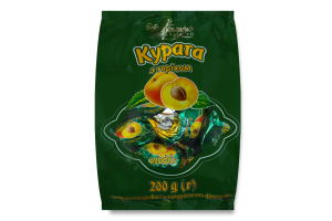 Цукерки Українська Зірка 200 г Курага з горіхом