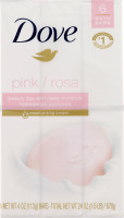 Dove Pink Beauty Bar with Deep Moisture - 6 CT
