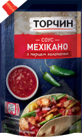 Соус томатний з перцем халапеньо пастеризований Мехікано Торчин д/п 200г