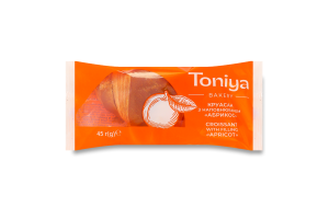 Круасан з наповнювачем Абрикос Toniya м/у 45г
