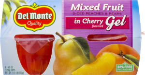 Del Monte Mixed Fruit In Cherry Gel