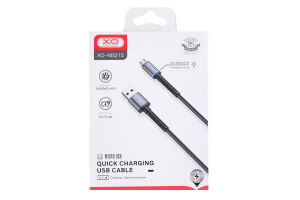 Кабель XO USB A-Micro B 2,4А Black NB215