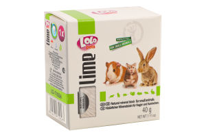 Камінь мінеральний д/гризунів з кальцієм 40г Lolo Pets