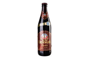 Пиво 0.5л 5.3% темне нефільтроване солодове пастеризоване Dunkel Erdinger пл