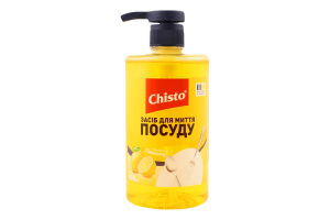 Засіб д/миття посуду Лимон 500мл з дозатором Chisto
