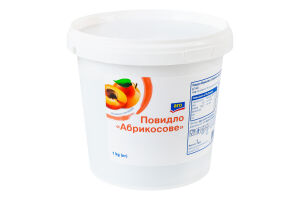 Повидло пастеризованное Абрикосовое Aro в/с ведро 1кг