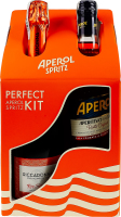 Набір аперитив 0.7л 11% Aperol + вино ігристе 0.75л 11.5% біле сухе For spritz Riccadonna к/у 2шт