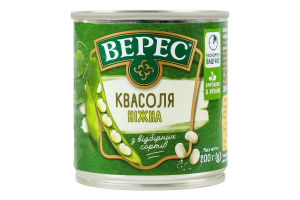 Фасоль отварная стерилизованная Нежная Верес ж/б 200г