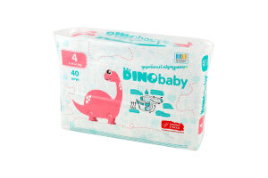 Подгузники для детей 7-14кг 4 Dinobaby 40шт