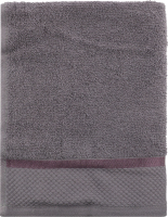 Рушник темно-сірий махровий 40*70см 360г/м2 Aisha