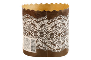 Форма для выпекания для изделий из теста бумажная 90х85мм Кружево ТОВ РКСП 1шт