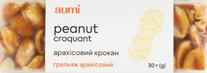 Грильяж Арахисовый крокан Aumi м/у 30г