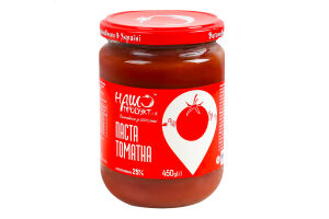 Паста томатная 25% стерилизованная Наш продукт і К с/б 450г