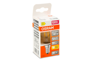 Лампа філаментна ЛЕД 3,4W E14 3000K P40 Osram