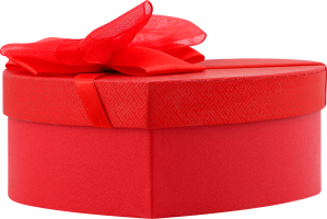 Коробка подарункова Серце червоне 16*14*6см Parus Yang