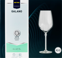 Бокалы для белого вина 420мл №172102 Galano Metro Professional 6шт