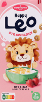 Пластівці Happy Leo житньо-вівсяні смак полуниці