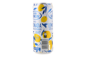 Напій безалкогольний соковий середньогазований пастеризований Lemonade Don Simon з/б 330мл