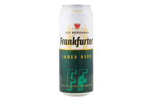 Пиво 0.5л 4.9% Lager Frankfurter з/б