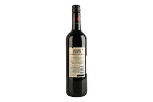 Вино 0.75л 13.5% красное сухое виноградное Каберне Совиньон California Roots бут