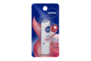 Nivea A Kiss of Care & Color Lip Care Sheer Crimson
