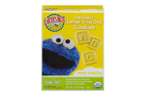 Earth's Best Organic Letter Of The Day Cookies Very Vanilla