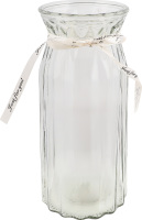 Ваза скло 24*9см