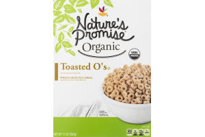 Nature's Promise Organic Whole Grain Oat Cereal Toasted O's