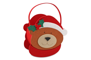 Подарунок-торбинка новорічна Ведмедик 23*15*60,5см КМ