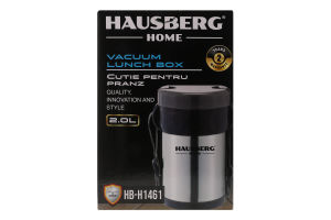 Термос пищевой с ложкой и вилкой 2л 3в1 №HB-H1461 Home Hausberg 1шт