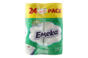 Бумага туалетная 3-х слойная Mountain fresh Emeka 24шт