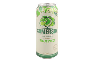 Сидр 0.5л 4.7% Яблуко Somersby з/б