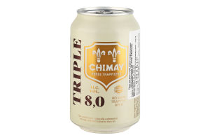 Пиво Chimay Triple янтарне нефільтроване з/б