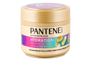 Маска для волосся захисна кератинова Відновлення зволоження Active nutri-plex Pantene Pro-V 300мл