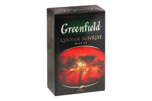 Чай черный байховый листовой Kenyan Sunrise Greenfield к/у 100г