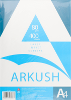 Папір офісний А4 білий 80г/м2 100аркушів Аркуш
