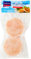 Медальоны из кусочков хека замороженные Norven в/у 240г
