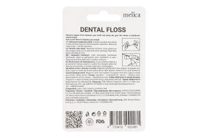 Нитка зубна з воском і м'ятою 50м Melica organic 1шт