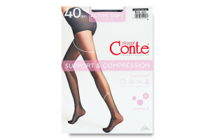 Колготки женские Conte elegant Active soft 40den 5 nero