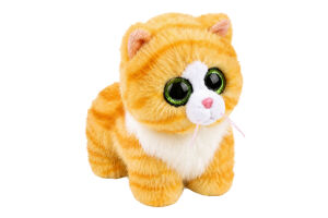 Игрушка мягкая для детей от 3лет 15см №37410 Рыжая кошка Мелани Beanie babies TY 1шт