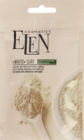 Глина белая с экстрактом зеленого чая и алоэ вера Elen Сosmetics 40г