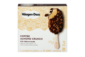 Haagen-Dazs Ice Cream Bars Coffee Almond Crunch - 3 CT