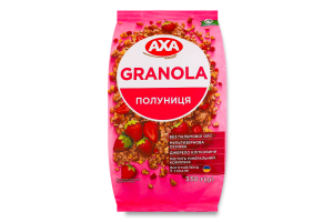 Гранола хрустящая Клубника Axa м/у 330г