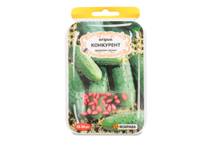 Насіння Огірок Конкурент дражоване 3г Яскрава