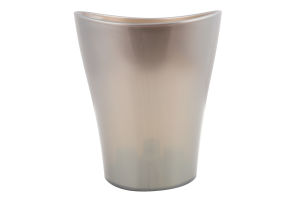 Вазон д/орхідей Ніка сіра перлина 13*15,5см Алеана