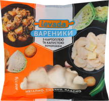 Вареники замороженные с картофелем и капустой Levada м/у 400г