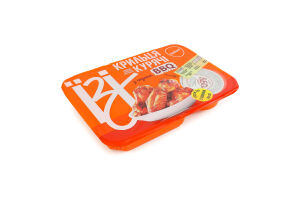 Крылышки куриные запеченные с соусом BBQ Ізі лоток 350г